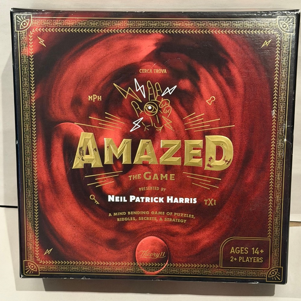Amazed The Game Neil‎ Patrick Harris Theory11 Puzzle Board Game NPH Unused